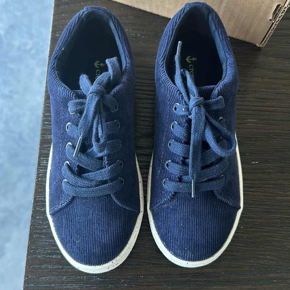 Crewcuts boys corduroy blue shoes